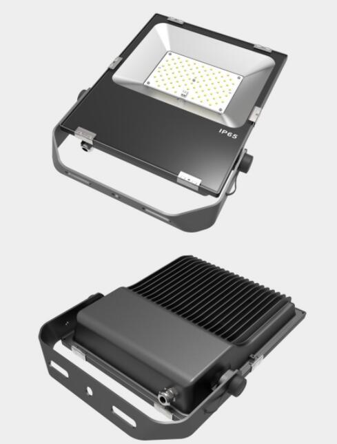 최고 밝은 산업 옥외 LED 홍수 빛 100 - 110lm/W 150w는 투광램프를 지도했습니다