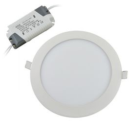 온난한 백색 원 LED 위원회 빛, 12의 W 둥근 지도된 천장판 빛