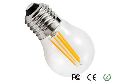백색 3000K E26 4W C45 Dimmable LED 필라멘트 Bulb45*75mm를 데우십시오