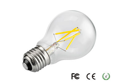 A60 6W E27 Dimmable LED 필라멘트 전구 높은 광도 세륨/RoHS AC100V - 240V