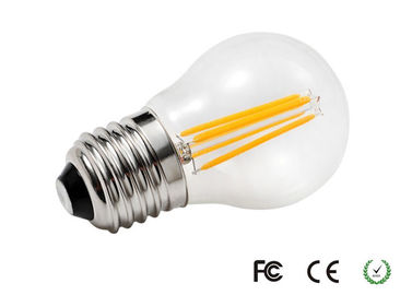 고성능 3000K E27 C45 4W 디 밍이 LED 필라멘트 전구 온난한 백색