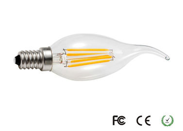 4 수정같은 램프를 위한 W C35 LED 필라멘트 초 전구 E26를 바꾸는 장식적인 색깔