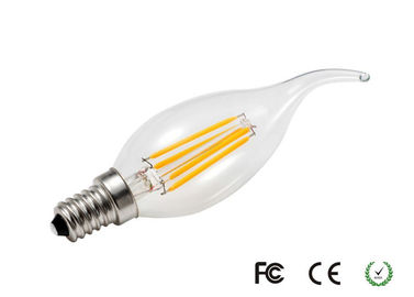E14 4W LED 필라멘트 초 전구는, 꼬리가 달린 세륨/RoH/FCC 지도한 전구를 찬성했습니다