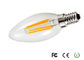C35 4W LED 필라멘트 초 전구, AC100V - 240V 360LM LED 천장 램프