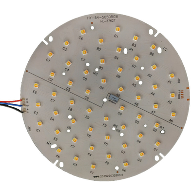 54*3W 화이트 RGBW LED PAR 라이트 무대 조명을 위한 알루미늄 판